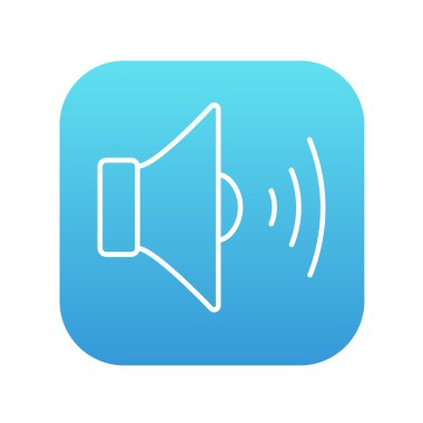 Hoparlör ses ayarı satırı simgesi.