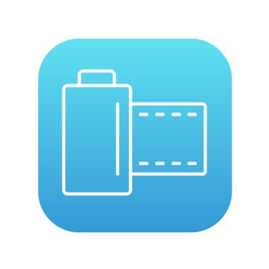 Kamera rulo satırı simgesi.