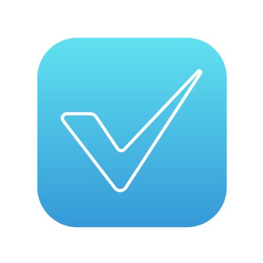 Onay satırı simgesi.