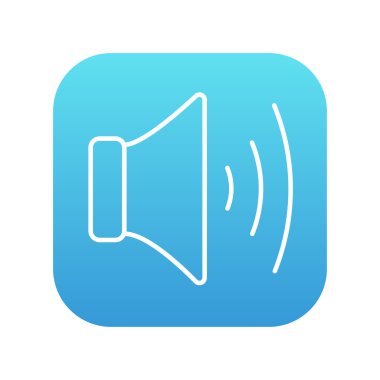 Hoparlör ses ayarı satırı simgesi.