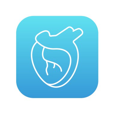 Kalp çizgisi simgesi.