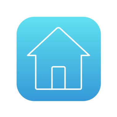 Ev satırı simgesi.