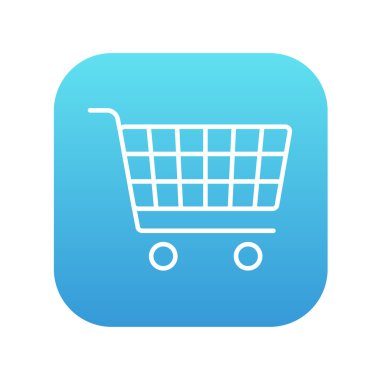 Alışveriş arabası simgesi.