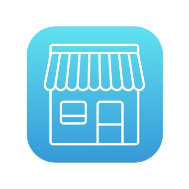 Dükkanı satırı simgesi.