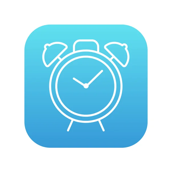 Alarm clock line icon. — Stock Vector