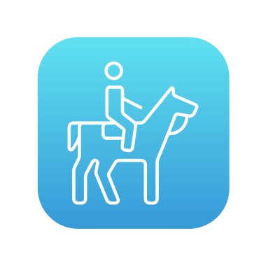 At Binme satırı simgesi.