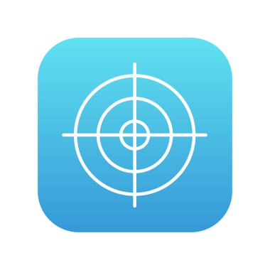 Çekim hedef satırı simgesi.