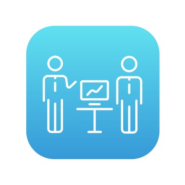 İş sunum satırı simgesi.