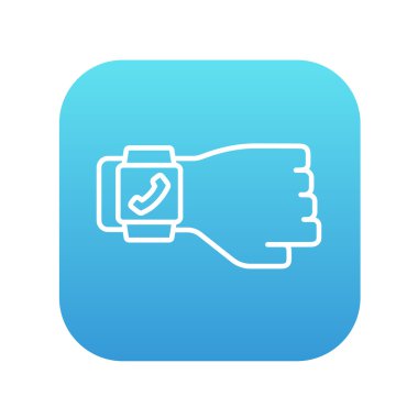 Smartwatch satırı simgesi.