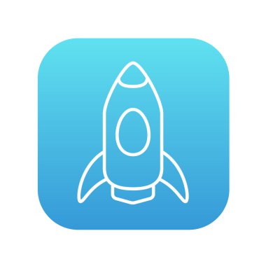 Roket satırı simgesi.