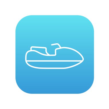 Jet scooter satırı simgesi.