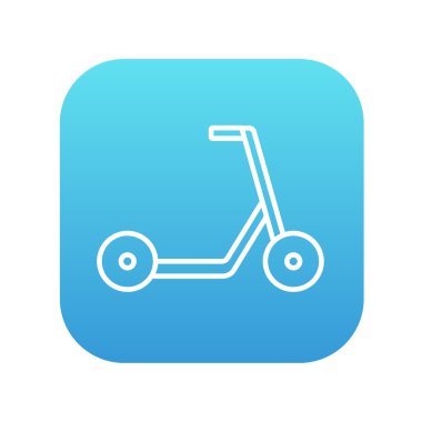 Scooter satır simgesini tekmele.