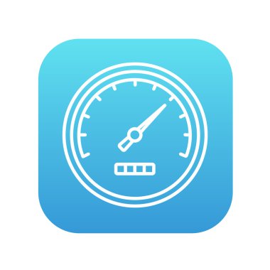 Hız göstergesi satırı simgesi.