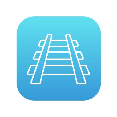 Demiryolu parça satırı simgesi.