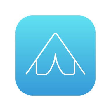 çadır satırı simgesi.