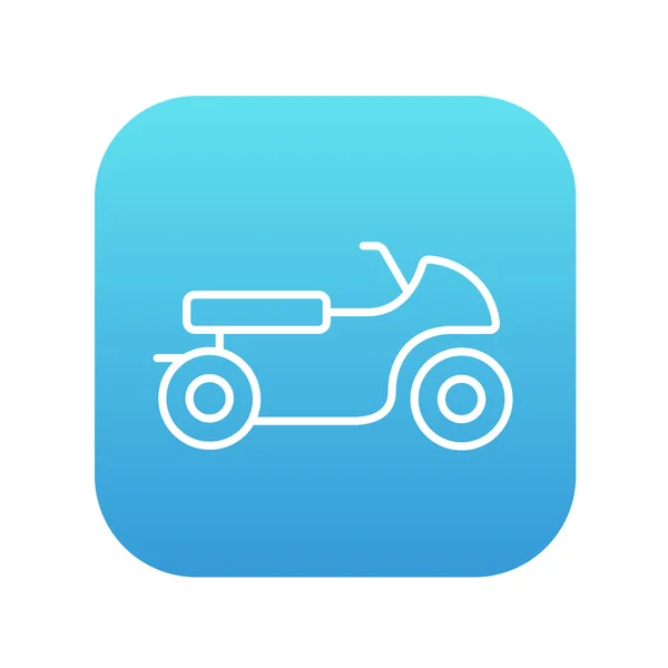 Motorcycle line icon. — Stock Vector