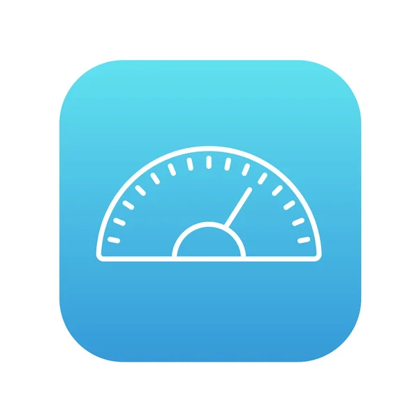 Speedometer line icon. — Stock Vector