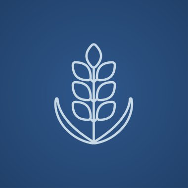 Buğday satırı simgesi.