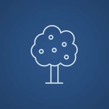 Meyve ağacı satırı simgesi.