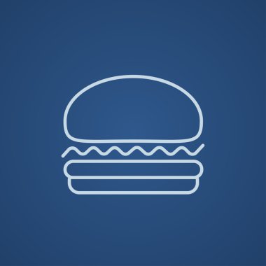 Hamburger çizgisi simgesi.