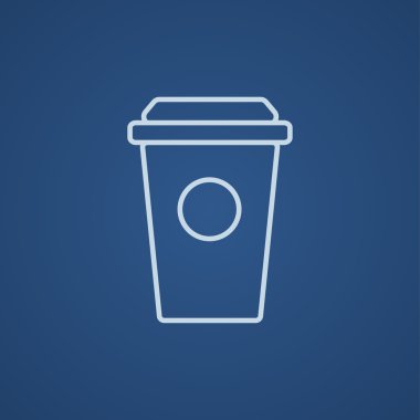 Tek kullanımlık Kupası satırı simgesi.