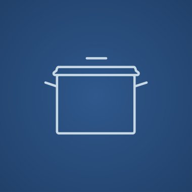 Tencere satırı simgesi.