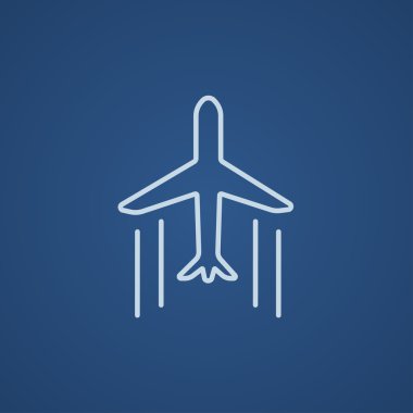 Kargo uçağı satırı simgesi.