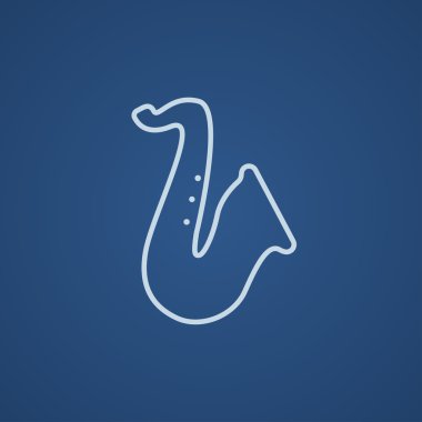 Saksafon satırı simgesi.