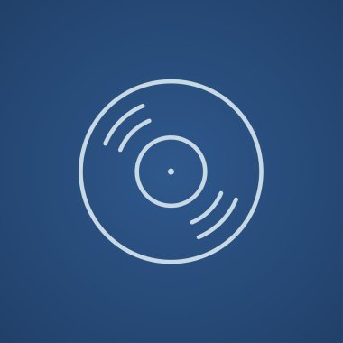 Disk satırı simgesi.