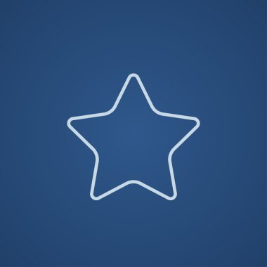 Derecelendirme yıldız satırı simgesi.