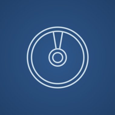 Disk satırı simgesi.