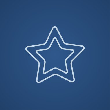 Derecelendirme yıldız satırı simgesi.