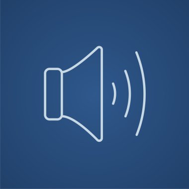 Hoparlör ses ayarı satırı simgesi.