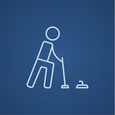 Kıvrık satırı simgesi.