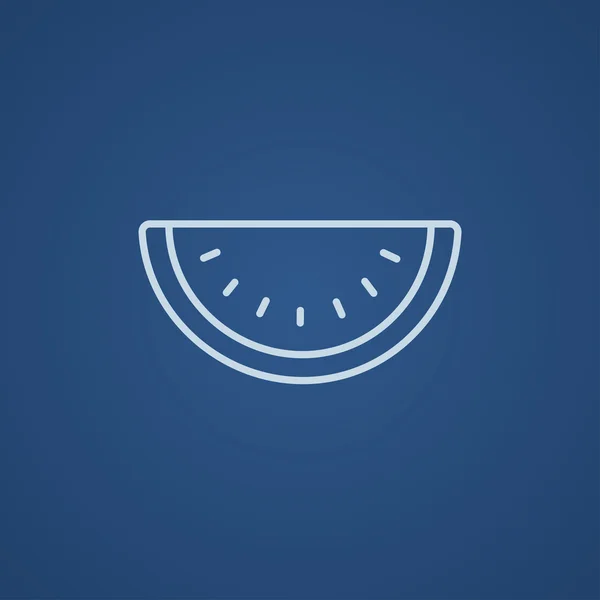 Wassermelonen-Symbol. — Stockvektor