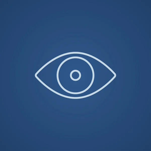 Eye line icon. — Stock Vector