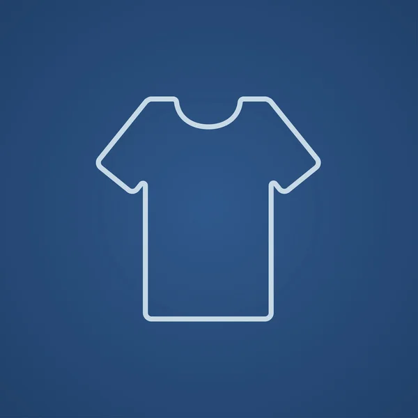 T-Shirt-Line-Symbol. — Stockvektor