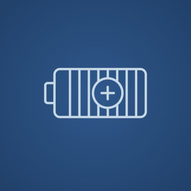 Tam olarak şarj pil satırı simgesi.