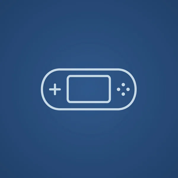 Game console gadget line icon. — Stockvector