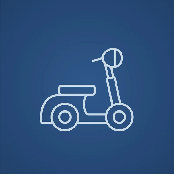 Icono de línea de scooter . — Archivo Imágenes Vectoriales