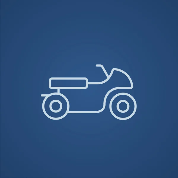 Icono de línea de motocicleta. — Archivo Imágenes Vectoriales
