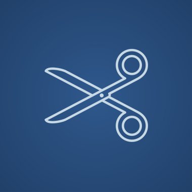 makas satırı simgesi.