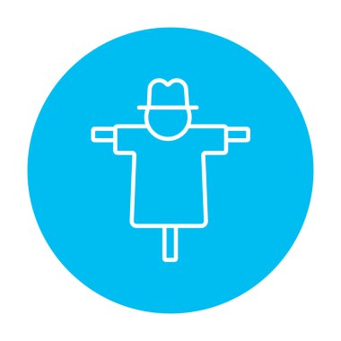 Korkuluk satırı simgesi.