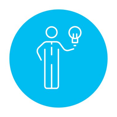 İş fikri satırı simgesi.