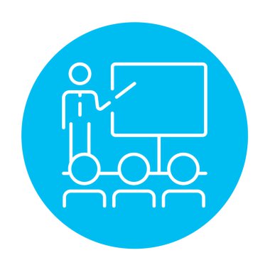 İş sunum satırı simgesi.