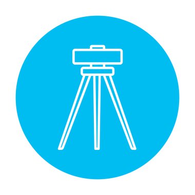 Teodolit tripod satırı simgesi üzerinde.