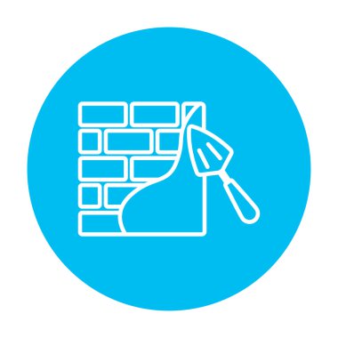 Spatula ile brickwall satırı simgesi.