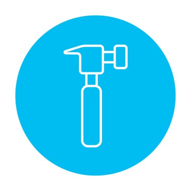 çekiç satırı simgesi.