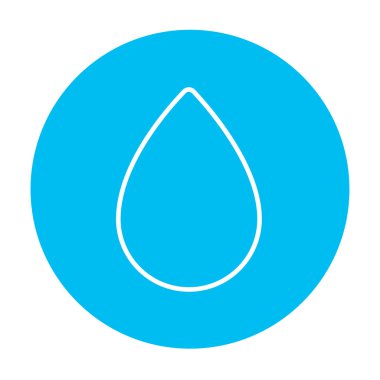 Su damla satırı simgesi.