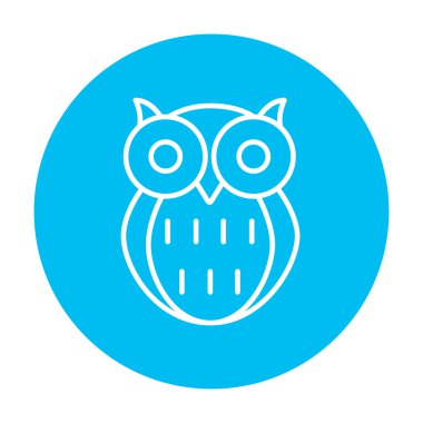 Baykuş satırı simgesi.